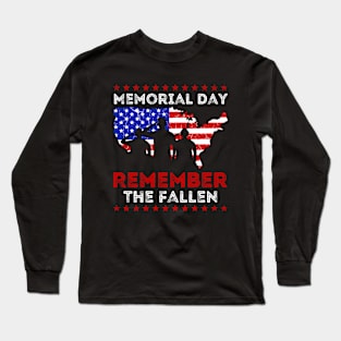Memorial Day Remember The Fallen Long Sleeve T-Shirt